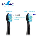 Seago Electric Toothbrush Heads Dupont Bristle Replacement Brush Heads Suitable For Seago Toothbrush Accessories Free Shipping