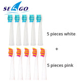Seago Electric Toothbrush Heads Dupont Bristle Replacement Brush Heads Suitable For Seago Toothbrush Accessories Free Shipping