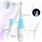 SEAGO Sonic Toothbrush Smart Baby Tooth Brush Waterproof Soft Bristle Children's Electric Toothbrush for 1-3 Ages 4 Nozzles