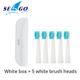 Seago Electric Toothbrush Heads Dupont Bristle Replacement Brush Heads Suitable For Seago Toothbrush Accessories Free Shipping