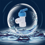 RO Reverse Osmosis Filter System Purifier 1/4'' Tube Tank Angle Ball Valve
