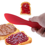 Non Sticky Toast Bread Spread Butter Spatula Cake Cream Scraper Home Baking Tool Red Butter Spatula