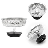 Mesh Kitchen Stainless Steel Sink Strainer Disposer Plug Drain Stopper Filter