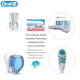 Oral B Power Electric Toothbrush For Adults Toothbrush Cross Action Teeth Brush Battery Teeth Whitening Replacement Brush Heads