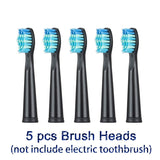 Yunchi Electric Toothbrush Ultrasonic Brush Replaceable Brush Heads USB Rechargeable Whitening Teeth Brush Heads Toothbrush Box