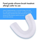 U Shaped Replacement Heads Mouthpieces for 360 Degrees Automatic Sonic Toothbrush for Adults Kids Children Tooth Whitening