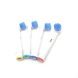 Vbatty 4pcs Electric Toothbrush Heads Replacement for Oral B Sensitive EBS-17A Oral Hygiene