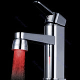 Temperature Sensor 3 Color Kitchen Water Tap Faucet RGB Glow Shower LED Light