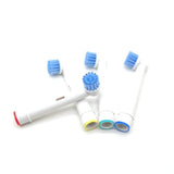 Vbatty 4pcs Electric Toothbrush Heads Replacement for Oral B Sensitive EBS-17A Oral Hygiene