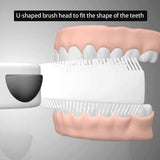 U Shaped Replacement Heads Mouthpieces for 360 Degrees Automatic Sonic Toothbrush for Adults Kids Children Tooth Whitening