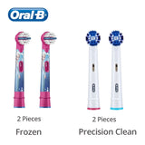Oral B Replacement Toothbrush Head Rotating Clean Teeth for Vitality Electric Toothbrush Soft Bristle Whiting Teeth 2/4 Pack