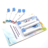 Vbatty 4pcs Electric Toothbrush Heads Replacement for Oral B Sensitive EBS-17A Oral Hygiene