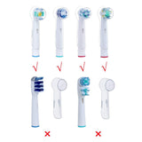 Replacement Brush Head Protection Cover For Oral B Electric Toothbrush 2 4 6 Pieces Toothbrush heads Hygienic Protective Covers
