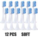 Replacement Toothbrush Heads For Xiaomi T300 T500 Sonic Electric Teeth Brush Mijia T300 Nozzles With Dust Cover Vacuum Packaging