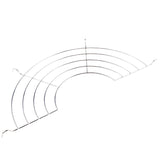 Y98B Kitchen Stainless Steel Semi-circular Oil Drain Rack Steaming Rack Heat Insulation Rack Home Cooking Fried Food Oil Drip