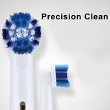 Oral B Electric Toothbrush heads Replacement attachments brush Spare parts 4Pcs/Pack Precision Clean Cross Action 3D White