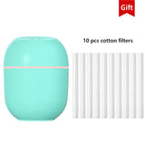 Mini Ultrasonic 220ML Air Humidifier Aroma Essential Oil Diffuser For Home Car USB Fogger Mist Maker with LED Night Lamp