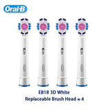 Original Oral B Replacement Brush Heads for Oral-B Rotating Electric Toothbrush Genuine Teeth Whitening Soft Bristle Refills