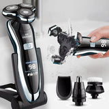 ZOZEN Men's Electric Shaver,Electric Shaver For Men,Beard and Mustache Trimmer,Washable and USB Charging Shaving Machine