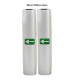 Vacuum Food Saver Sealer Bags Rolls For Vacuum Packing Machine 12/15/20/25/28cmx500cm for Vacuum Sealer for Meat Fruits