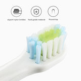 SEAGO 4pcs/lot Electric Toothbrush Heads for EK8/EK9/EK10 Kids Sonic Brush Heads Nozzles Soft Bristles Replacement Brush Heads