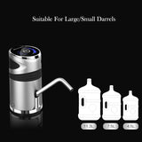 Wireless Automatic Electric Water Pump USB Charging Button Dispenser Gallon Bottle Drinking Switch for Water Pumping Device