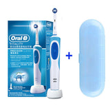 Oral B Electric Toothbrush 2D Rotary Vibration Clean Charging Tooth Brush Cross Action Bristle Oral Care 4 Gift Brush Heads Free