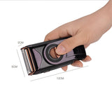 Portable Charge Electric Shaver Men Reciprocating Beard Trimmer 3D Floating Single Blade Razor Sideburns Trimmer + Spare Blade