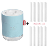 Portable Ultrasonic Humidifier 500ML Snow Mountain H2O USB Aroma Air Diffuser With Romantic Night Lamp Humidificador Difusor