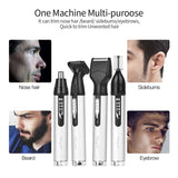 Multifunctional Nose Ear Hair Trimmer USB Rechargeable Beard Eyebrow Razor Cordless Clipper Groomer Shaver Hair Trimmer Set