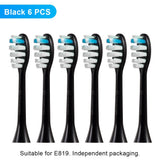 Ultrasonic Electric Toothbrush Wireless Charging for Adult IPX7 Waterproof Replacement Heads Whitening Teeth Timer Smart Brush