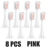 Replacement Toothbrush Heads For Xiaomi T300 T500 Sonic Electric Teeth Brush Mijia T300 Nozzles With Dust Cover Vacuum Packaging