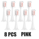 Replacement Toothbrush Heads For Xiaomi T300 T500 Sonic Electric Teeth Brush Mijia T300 Nozzles With Dust Cover Vacuum Packaging