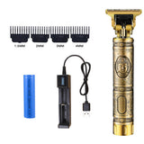 NICARE Hair Clipper Electric Clipper Men Buddha Head Carving Oil Headscissor Professional Hair Trimmer Haircut Nose Hair Cutting
