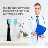 Replacement Brush Heads for Seago Electirc Toothbrush 5 Pieces Refill for Seago Tooth Brush Adult Brush Head