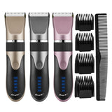 Professional Electric Hair Clipper Ceramic Blade Hair Trimmer Cordless Corded Dual Use Hair Cutting Machine Fine Tune Barber Men