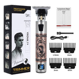 Professional Barber Hair Clipper USB Electric Hair Trimmer T-Outliner Cutting Beard Trimmer Shaver Men Barber Hair Cutting