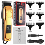 Professional Barber Hair Clipper Rechargeable Electric Cutting Machine Beard Trimmer Shaver Razor for Men Cutter