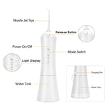 Oral Irrigator Dental Water Jet Electric Portable Irrigator for Teeth Replacement Nozzles Teeth Whitening Cleaner Dropshipping
