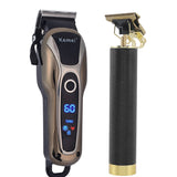 Professional Electric Hair Clipper Rechargeable Shaver Beard Hair Trimmer Kit Shaver Trimmer Low Noise Cut Beard Trimmer For Men