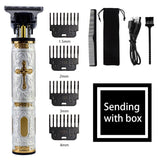 SPESHE T9 Hair Trimmer USB Hair Cutter Cordless Hair Clippers Shaving Grooming Kit Electric Beard Barber Shaver for Men Haircut