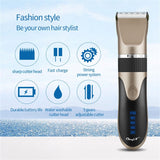 USB Rechargeable Ceramic Electric Hair Clipper Machine Hair Cut Cordless Men Hair Cutting Trimmer Shaver Barber Beard Trimmer