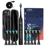 Ultrasonic Electric Toothbrush 5 Mode Automatic Teeth Whitening Cleaner Adult Smart Timer Waterproof 4 Hours Charge Last 45 Days