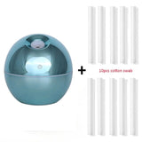 USB Aroma Essential Oil Diffuser Ultrasonic Air Home Humidifier Mini Mist Maker Aroma Diffuser 130ML 7 Color LED Light Office