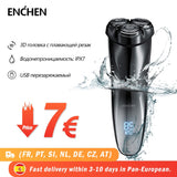 Professional Electric Shaver for Men 3D Triple Floating Blade Razor Shaver USB Rechargeable Fast Charging Beard Machine Travel