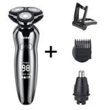 ZOZEN Men's Electric Shaver,Electric Shaver For Men,Beard and Mustache Trimmer,Washable and USB Charging Shaving Machine