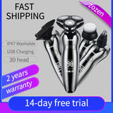 ZOZEN Electric Shaver Electric Shaver for Men Professional Hair Clipper and Beard Waterproof Rechargeable Men's Hair Shaver