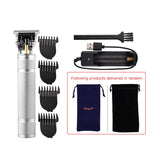 USB Rechargeable Powerful Clipper Beard Electric Hairdresser Razor Barbershop Cordless Close to 0mm T Head Men Haircut Tools