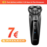 Professional Electric Shaver for Men 3D Triple Floating Blade Razor Shaver USB Rechargeable Fast Charging Beard Machine Travel