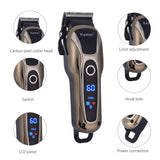 Professional Electric Hair Clipper Rechargeable Shaver Beard Hair Trimmer Kit Shaver Trimmer Low Noise Cut Beard Trimmer For Men